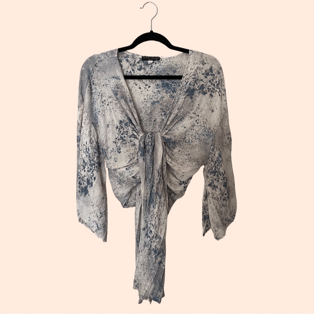 Final Touch wrap blouse